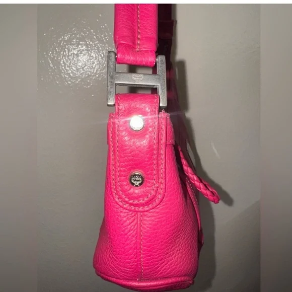 Hot Pink German MCM Shoulder Purse - Picture 6 of 9